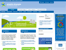 Tablet Screenshot of emploi-energie.com